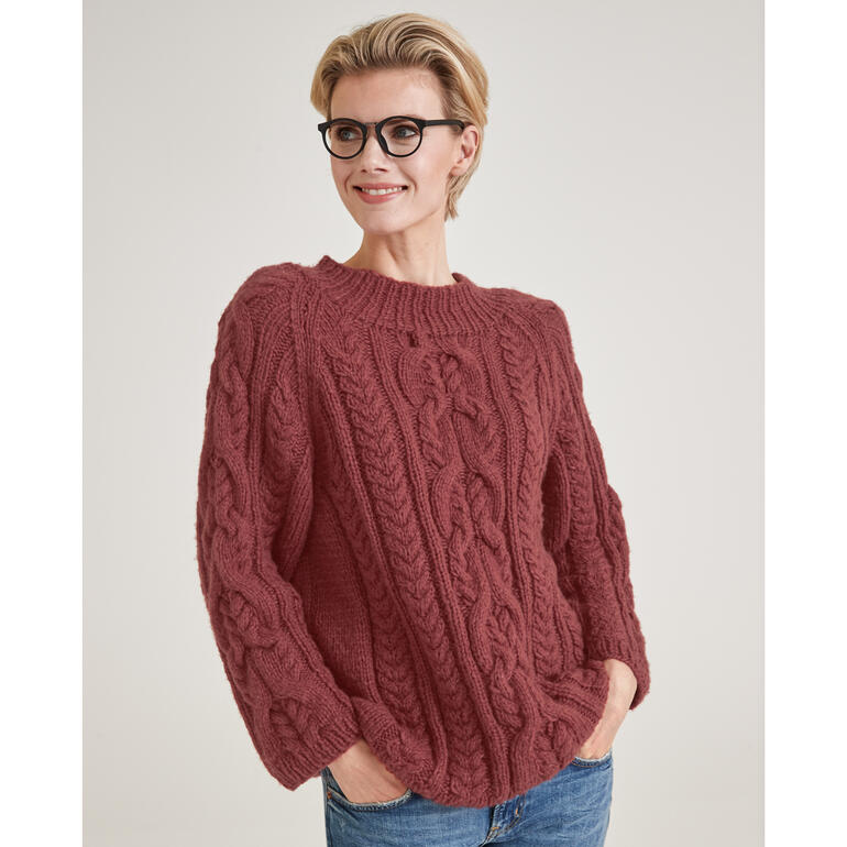 Anleitung 194/3, Pullover aus NewWool von Junghans-Wolle 