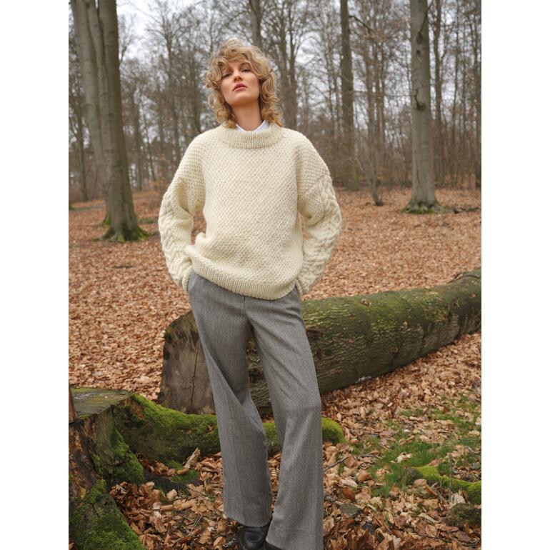 Anleitung 462/3, Pullover aus Essentials Organic Wool aran von Rico Design 