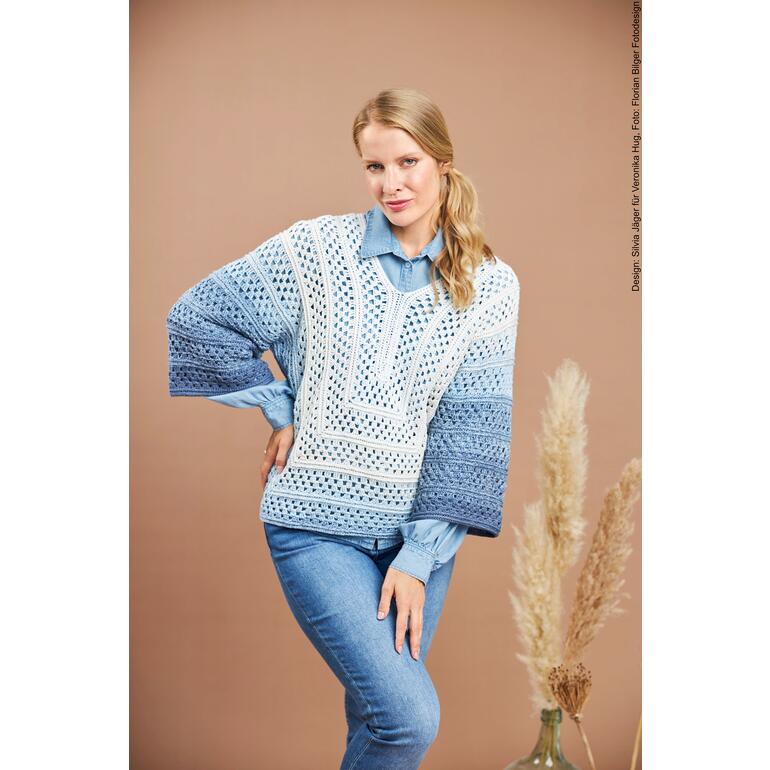 Anleitung 075/4, Häkel-Tunika aus Bobbel Cotton von Woolly Hugs 