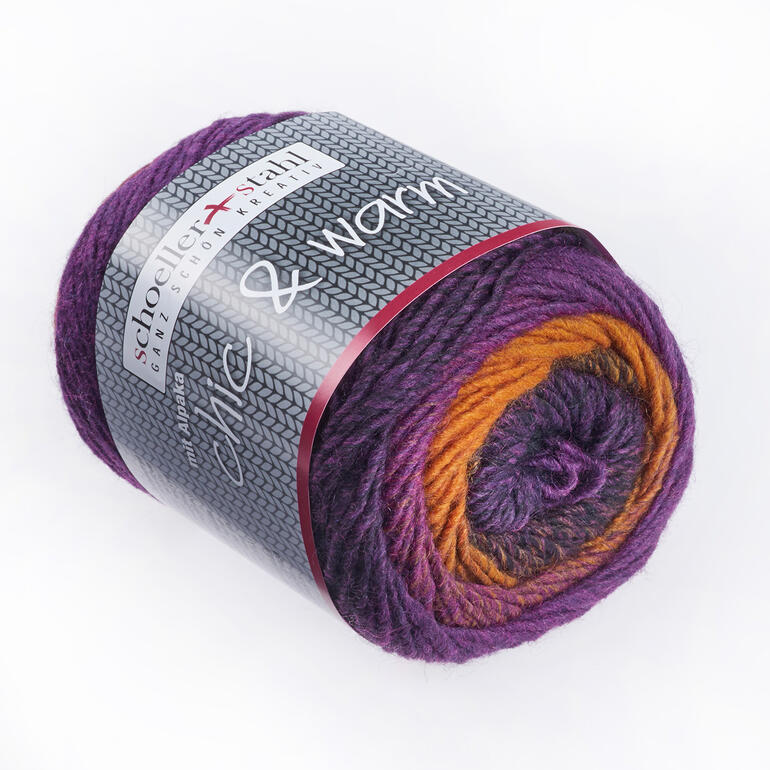 Chic & Warm von Schoeller+Stahl in Violett und Orange