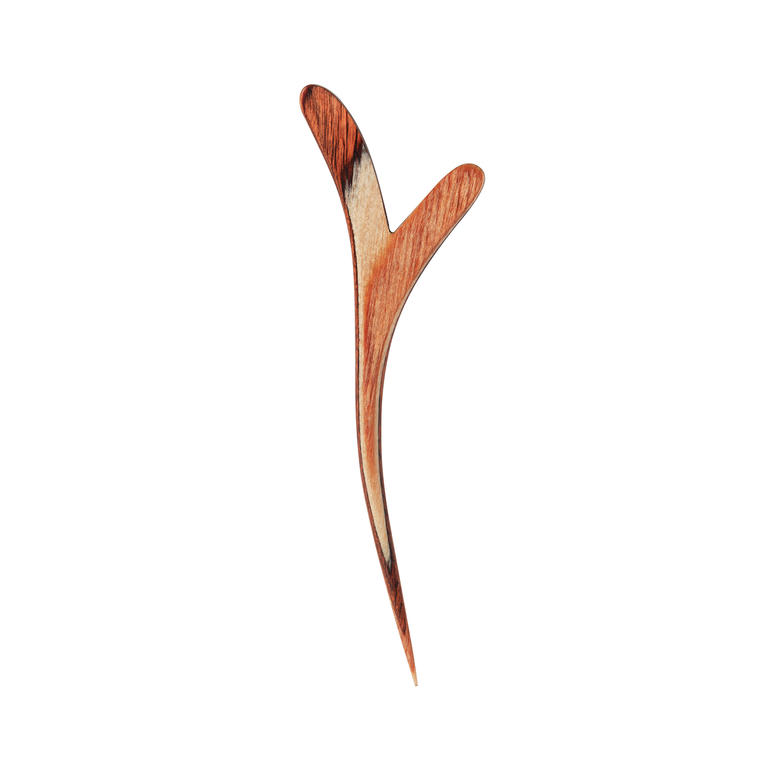 Holz-Tuchnadel in Zweigform