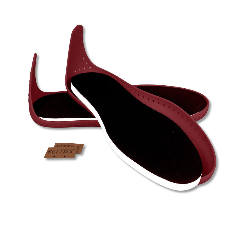 ORIGINAL Botties®-Set, Sohle und Einlegesohle, rotes Design