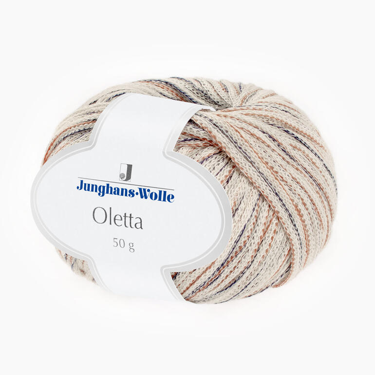 Buntes Wollknäuel Oletta von Junghans-Wolle, 50 g