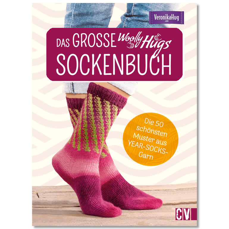 Buch - Das große Woolly-Hugs-Sockenbuch mit verschiedenen Sockenmuster