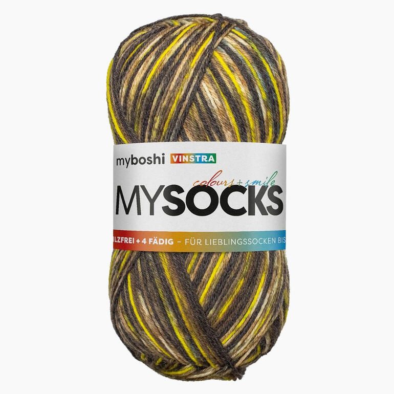 Sockenwolle 'mysocks' von myboshi in verschiedenen Farben