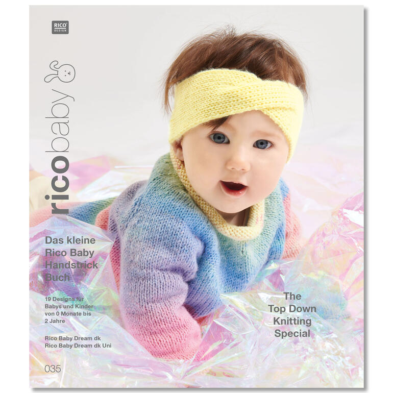 Rico Baby Handstrickbuch 035 mit Baby-Designs und Anleitungen