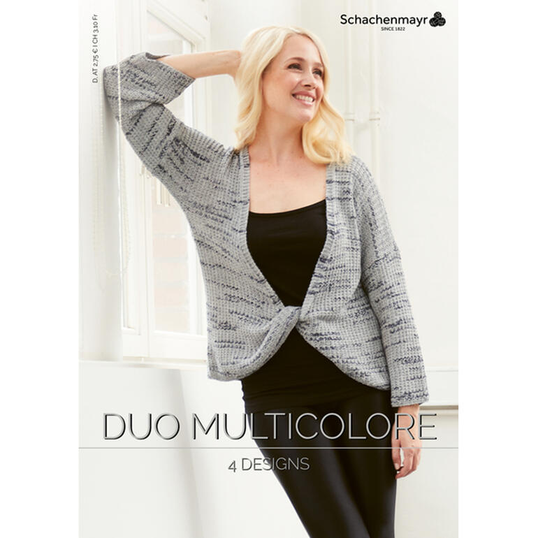 Booklet 'Duo Multicolore' mit Anleitung für 4 Designs.