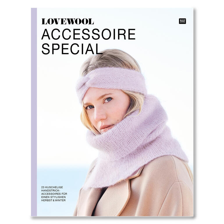 Heft 'Lovewool Accessories Special' mit Accessoires für Herbst und Winter.