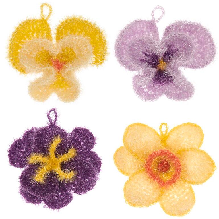 Häkelset mit bunten Frühlingsblumen aus Creative Bubble.