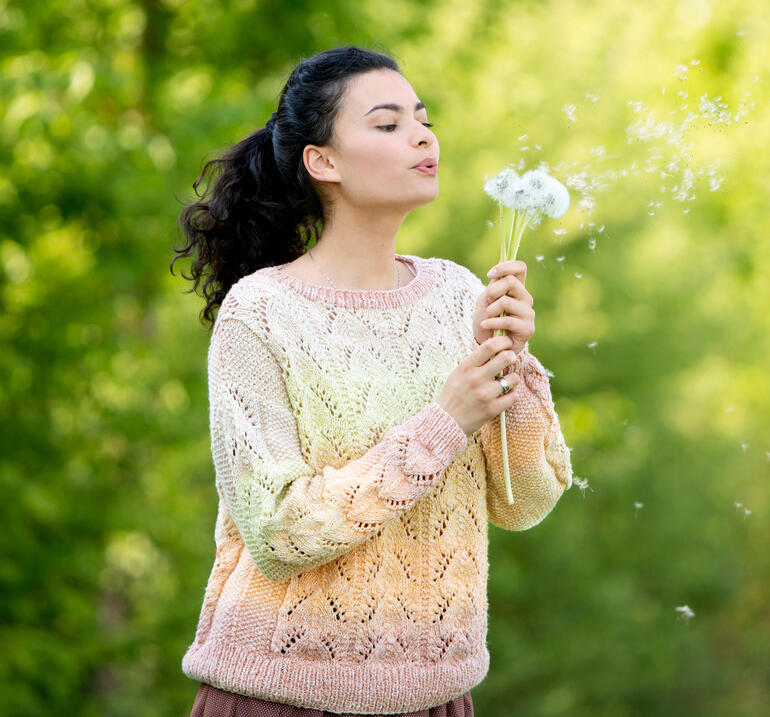 Pullover aus Pastello von Gründlund mit Baumwolle