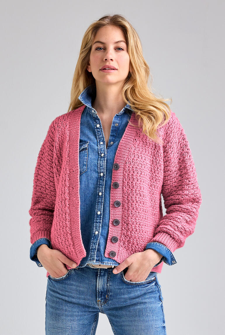 Anleitung 171/6: Jacke aus Enny, pink