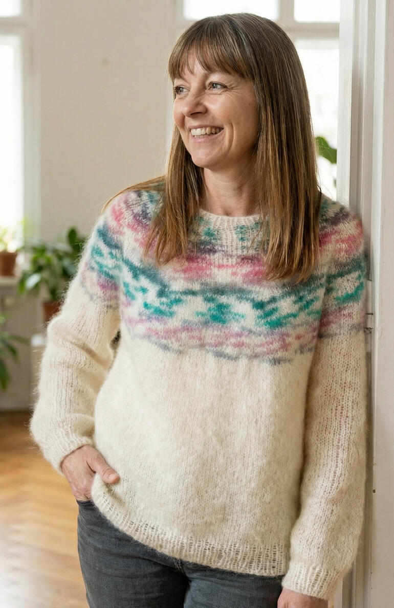 Pullover, Top Down aus Wonder Sweater, strahlt Wärme und Komfort aus.