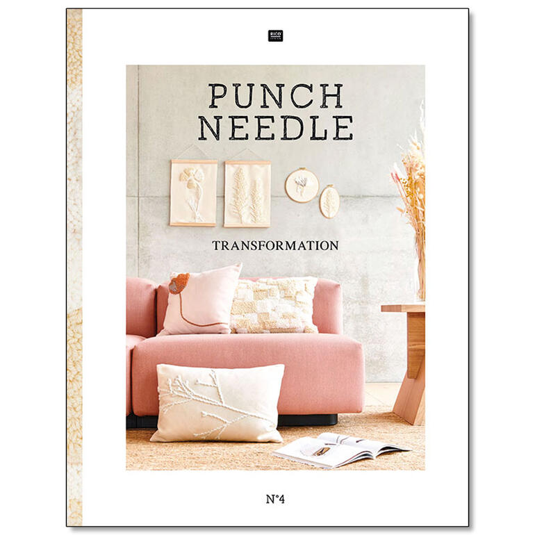Heft über Punch Needle Techniken mit kreativen Designs