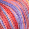 Dunkelrot/Blau/Gelb/Orange bunt