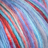 Blau/Türkis/Rot/Mint/Lachs bunt