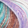 Türkis/Braun/Violett/Rosa/Mint/Rohweiss