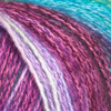 Türkis/Grün/Rot-/Blauviolett/Rosé/Weiss